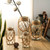 Vintage Hydroponic Braided Rope Transparent Glass Flower Vase