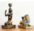 Retro Ancient Egyptian Goddess Sphinx Shape Resin Candle Holder