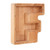 Letter Wooden Desktop Ornament Coin Money Box