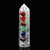Natural Seven Chakras Healing Obelisk Crystal Wand Tower