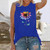 Graphic Casual Sleeveless Tshirt
