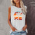 Summer Harajuku Round Neck Casual Sleeveeless Loose Tshirt