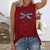 Funny Dragonfly Print Harajuku Summer Sleeveless Tshirt