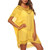 Sexy Hollow Out Solid Loose Tunic Bikini Cover Up Dress
