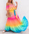 Off Shoulder Belted Maxi Dress