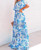 Off Shoulder Belted Maxi Dress