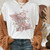 Vintage Western Denim Cartoon Graphic Top - Size  XXL
