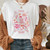 Vintage Western Denim Cartoon Graphic Top - Size XXXL