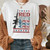 Vintage Western Denim Cartoon Graphic Top - Size XXXL