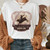 Vintage Western Denim Cartoon Graphic Top - Size XXXL