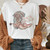 Vintage Western Denim Cartoon Graphic Top - Size XXXL