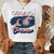 Vintage Western Denim Cartoon Graphic Top - Size XXXL