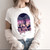Women Fashion 90s Short Sleeve  Graphic T-shirt - Size XL