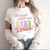 Women Fashion 90s Short Sleeve  Graphic T-shirt - Size XL
