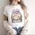 Women Fashion 90s Short Sleeve  Graphic T-shirt - Size XL