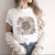 Women Fashion 90s Short Sleeve  Graphic T-shirt - Size XXL