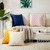 Nordic Solid Color Tassel Sofa Waist Back Cushion Cover