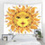 Psychedelic Mandala Bohemian Sun Moon Tapestry - Size  150x100cm
