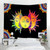 Psychedelic Mandala Bohemian Sun Moon Tapestry - Size 150x130cm