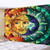 Psychedelic Mandala Bohemian Sun Moon Tapestry - Size 150x130cm