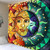 Psychedelic Mandala Bohemian Sun Moon Tapestry - Size 150x130cm