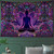 7 Chakra Buddha Statue Yoga Wall Hanging - Size 150x150cm