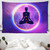 7 Chakra Buddha Statue Yoga Wall Hanging - size 200x150cm