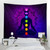 7 Chakra Buddha Statue Yoga Wall Hanging - size 200x150cm
