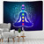 7 Chakra Buddha Statue Yoga Wall Hanging - Size 280x182cm