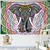 3D Elephant Bohemian Tapestry Wall Hanging - Size 200x150cm