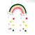Nordic Woven Lion Macrame Rainbow Wall Hanging