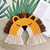 Nordic Woven Lion Macrame Rainbow Wall Hanging