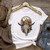 Cartoon Animal Aesthetic Print T Shirt - Size XL