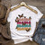 Cartoon Animal Aesthetic Print T Shirt - Size XL