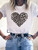 Summer Flower Short Sleeve Kawaii Tee Top - Size Medium