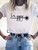Summer Flower Short Sleeve Kawaii Tee Top - Size Medium