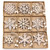 Vintage Wooden Snowflake Hanging Ornament 12PCS/Box