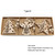 Vintage Wooden Snowflake Hanging Ornament 12PCS/Box