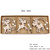 Vintage Wooden Snowflake Hanging Ornament 12PCS/Box
