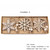 Vintage Wooden Snowflake Hanging Ornament 12PCS/Box
