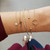 Boho Tree of Life Heart Charm Beads Chain Bangle Bracelet Set
