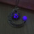 Hollow Moon Heart Pendant Glow in The Dark Chain Necklace