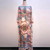 Elegant African Dashiki Broder Riche Loose Silk Dress