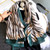 Leopard Lace Patchwork Pashmina Shawl Scarf - Size 180*90cm