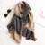 Leopard Lace Patchwork Pashmina Shawl Scarf - Size 180*90cm