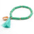 Shell Tassel Clay Rainbow Beaded Bangle