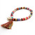 Shell Tassel Clay Rainbow Beaded Bangle