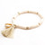 Shell Tassel Clay Rainbow Beaded Bangle
