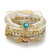 Beaded Bangle Bracelet - Ishka