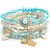 Beaded Bangle Bracelet - Ishka